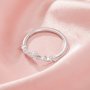 Curved Tree Branch Leaf Moissanite Stackable Ring,Solid 14K 18K Gold Ring,Dainty Stacker Ring,Stackable Ring,DIY Ring Supplies 1294995