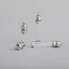 1Pcs Stainless Steel Glass Perfume Container DIY Vial Wish Liquid Pendant Charm 1800514