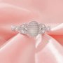 6x8MM Keepsake Breast Milk Resin Oval Bezel Ring Settings,Tree Branch Leaf Solid 9K 14K 18K Gold Ring,Pave CZ Stone Ring,DIY Ring Supplies 1222124