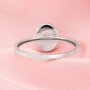 Keepsake Breast Milk Resin Oval Ring Bezel Settings,Solid 14K 18K Gold Ring,Solid Back Oval Ring,High Bezel Stackable Ring,DIY Ring Supplies 1224186