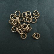 100pcs 7mm diamter 1mm thick antiqued bronze plated brass strong open single jumpring DIY supplies findings 1541004