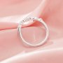 Curved Tree Branch Leaf Moissanite Stackable Ring,Solid 14K 18K Gold Ring,Dainty Stacker Ring,Stackable Ring,DIY Ring Supplies 1294995