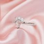 4x6MM Pear Prong Ring Settings,Crown Solid 14K 18K Gold Ring,Vintage Styles Pear Ring,DIY Ring Supplies For Gemstone 1295095