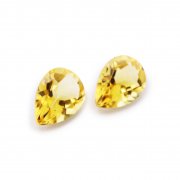 1Pcs Pear Yellow Citrine November Birthstone Faceted Cut Loose Gemstone Natural Semi Precious Stone DIY Jewelry Supplies 4150013