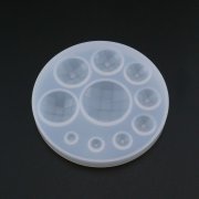 Facted Round Breast Milk Cabochon Silicone Mold Epoxy Resin Keepsake DIY Jewelry Making Supplies 1507048