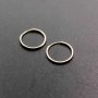 1pair 12-65MM 14K Gold Filled Color Not Tarnished 1.25MM 16Gauge Wire Beading Earrings Hoop DIY Earrings Supplies Findings 1705061