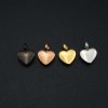 1Pcs 12x15MM Silver Rose Gold Black Plated Tiny Heart Stainless Steel Ash Canister Cremation Urn Wish Vial Pendant Prayer Purfume Box 1130006