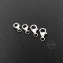 5Pcs 10-12MM Solid 925 Sterling Silver Lobster Clasp DIY Jewelry Supplies Findings 1522006