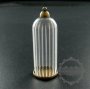 6pcs 20x50mm vintage style antiqued bronze plated cover glass tube vial bottle dome pendant charm settings DIY jewelry findings supplies 1800188