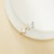 Princess Cut Square White CZ Stone Stainless Steel Charm,Square Pendant Charm With Two Loops,Minimalist Gold Plated Pendant Charm 1431462