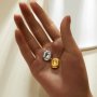 6x8MM Rectangle Bezel Pendant Settings,Yellow Gold Silver Stainless Steel Pendant Charm,Minimalist Rectangle Pendant,DIY Pendant Blank Supplies 1431521
