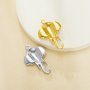 3MM Keepsake Breast Milk Resin Round Bezel Pendant Settings,Yellow Gold Plated Stainless Steel Elephant Pendant Charm,DIY Pendant Blank 1411430