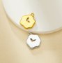 Keepsake Breast Milk Resin Mermaid Fish Tail Bezel Pendant Settings,Gold Stainless Steel Pendant Charm,DIY Pendant Blank Supplies 1431451