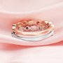 Multiple Color Stone Half Band Keepsake Breast Milk Resin Ring Settings,Stackable Rose Gold Plated Solid 925 Sterling Ring,2x4MM Marquise Bezel Eternity Birthstone Ring 1294683