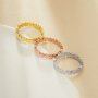 Full Band Heart Circle Stacker Ring,Stainless Steel Heart Ring,Rose Gold Minimalist Heart Ring,Heart Stackable Ring,DIY Ring Supplies 1295013