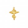 Keepsake Breast Milk Resin Cross Bezel Pendant Settings,Art Deco Stainless Steel Cross Pendant Charm,DIY Pendant Supplies 1431540