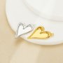 10x18MM Keepsake Breast Milk Resin Heart Bezel Pendant Settings,Simple Stainless Steel Heart Pendant Charm,DIY Pendant Supplies 1431536