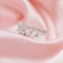Four Stones 4x6MM Oval Prong Ring Settings,Solid 14K 18K Gold Ring,Family Ring,DIY Ring Supplies For Gemstone 1295100