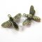 4pcs 15x20mm vintage brass bronze bees bugs antiqued DIY pendant charm supplies findings 1810186