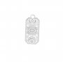 Stainless Steel Sun Moon Eye Rectangle Pendant Charm,Yellow Gold Plated Stainless Steel Pendant,Vintage Styles Pendant Blank 1431444