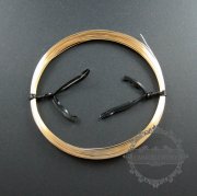 50cm 26gauge 0.41mm dead soft 14K gold filled high quality color not tarnished beading jewelry wire supplies wiring findings 1505016