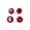 5Pcs Round Red Garnet January Birthstone Faceted Cut Loose Gemstone Nature Semi Precious Stone DIY Jewelry Supplies 4110168