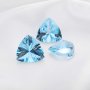 Large Trillion Cut Nature Swiss Blue Topaz Gemstone,November Birthstone,Blue Triangle Gemstone,DIY Jewelry Supplies