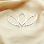 16x40MM Marquise Pendant Charm,Solid 925 Sterling Silver Frame Charm,Minimalist Charm,DIY Jewelry Supplies 1820337