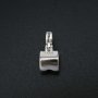 1Pcs 6.5-11MM Round Prong Pendant Settings Solid 925 Sterling Silver Charm Bezel Tray for Gemstone DIY Supplies 1431049