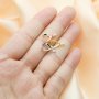 8x10MM Pear Prong Pendant Settings,Solid 925 Sterling Silver Rose Gold Plated Charm,Simple Charm,DIY Pendant Bezel For Gemstone 1431211