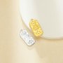 Stainless Steel Sun Moon Eye Rectangle Pendant Charm,Yellow Gold Plated Stainless Steel Pendant,Vintage Styles Pendant Blank 1431444