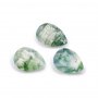 1Pcs 6x8MM Natural Pear Moss Agate Faceted Cut Loose Gemstone Nature Semi Precious Stone DIY Jewelry Supplies 4150014