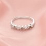 Keepsake Breast Milk Resin Round Ring Bezel Settings,Solid 14K 18K Gold Ring With 2MM Birthstone Stackable Ring,Eternity Ring Bezel 1215028