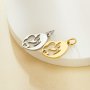 Stainless Steel Mother Child Baby Pendant Charm,Yellow Gold Plated Stainless Steel Pendant,DIY Pendant Blank Supplies 1431445