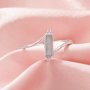 Keepsake Breast Milk Resin Hexagon Bezel Ring Settings,Bypass Shank Solid 14K 18K Gold Ring,Art Deco Ring,Solid Back Ring,DIY Ring Supplies 1295057