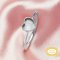 Keepsake Breast Milk Resin Heart Bezel Ring Settings,Solid Back Solid 14K 18K Gold Ring,Simple Ring,DIY Ring Supplies For Gemstone 1294720