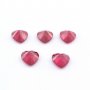 1Pcs Lab Created Heart Ruby July Birthstone Red Faceted Loose Gemstone DIY Jewelry Supplies 4130012