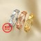 6MM Keepsake Breast Milk Resin Heart Ring Settings Stackable 6 Stones Solid 925 Sterling Silver Rose Gold Plated DIY Ring Bezel 1294391