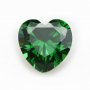 5Pcs March May December Birthstone Heart Faceted Cubic Zirconia CZ Stone DIY Loose Stone Supplies 4130020-2