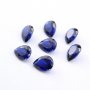 5Pcs Lab Created Pear Sapphire September Birthstone Blue Faceted Loose Gemstone DIY Jewelry Supplies 4150009