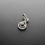 1Pcs 6.5MM Round Bezel Gemstone Cz Stone Solid 925 Sterling Silver Prong Pendant Charm Settings 1411228