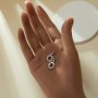 Halo Oval Prong Pendant Settings,316L Stainless Steel Oval Pendant Blank ,Flower Art Deco CZ Stone Oval Pendant Charm,DIY Pendant Supplies For Gemstone 1421256