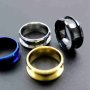 1Pcs 4MM Width channel Bezel 1.5MM Depth Silver Gold Gun Black Blue Stainless Steel Ring Settings DIY Jewelry Supplies 1294118