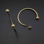 1Pcs Vintage Style Brass Bronze Screwed Ball Wire Bracelet Bangle for DIY Beading Supplies 1900229