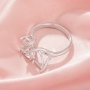 Three Stones Pear Prong Ring Settings,Solid 14K 18K Gold Ring,Minimalist Pear Ring,Family Ring,With 5x7MM Pear,8x12MM Pear,DIY Ring Supplies 1295062