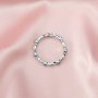 Dainty Natural Moonstone June Birthstone Stackable Ring Wedding Engagement Band Antiqued Marquise Eternity Ring Rose Gold Plated Solid 925 Sterling Silver with Moissanite Diamond 1294252