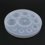 Facted Round Breast Milk Cabochon Silicone Mold Epoxy Resin Keepsake DIY Jewelry Making Supplies 1507048