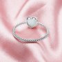 Keepsake Breast Milk Resin Heart Bezel Ring Settings,Solid 14K 18K Gold Ring,Simple Twist Bezel Ring,DIY Ring Supplies For Gemstone 1294718