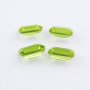 5Pcs Rectangle Emerald Cut Green Peridot August Birthstone Faceted Cut Loose Gemstone Natural Semi Precious Stone DIY Jewelry Supplies 4170012