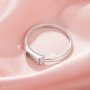 3x6MM Keepsake Breast Milk Resin Rectangle Bezel Ring Settings,Solid 14K 18K Gold Ring,Vintage Styles Ring,Moissanite Art Deco Solid Back Ring,DIY Ring Supplies 1295051
